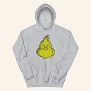 Grinch Merch The Grinch Face Hoodie Christmas Presents For Boyfriend - Thriftgiftshop