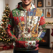 Guitar 3d Hoodie - Personalized Gifts For Guitar Lovers - Christmas Gifts For Mom Who Has Everything Funny - Thriftgiftshop