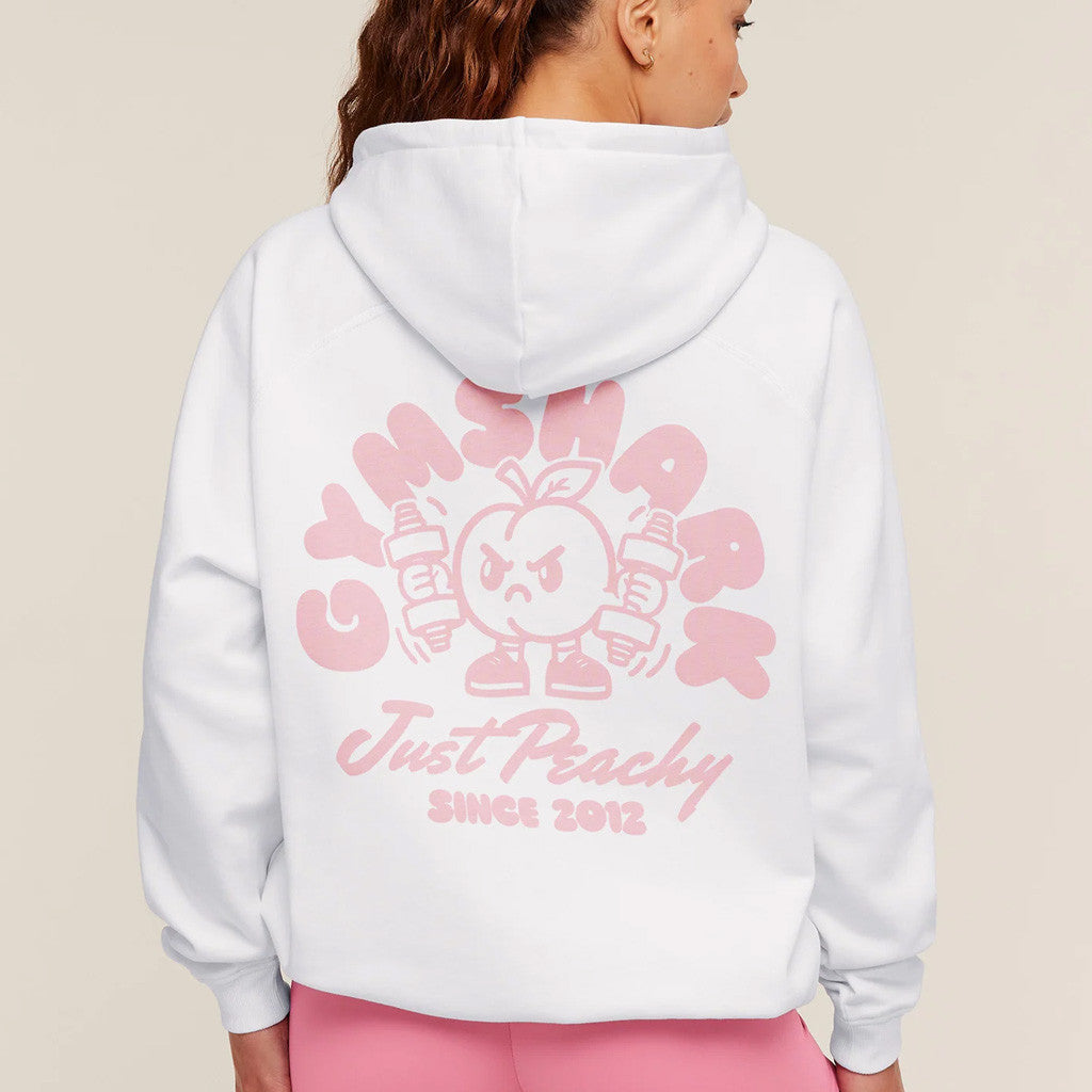Gymshark Merch Just Peachy Graphic Hoodie Birthday Present For Sisters - Thriftgiftshop