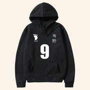 Haikyuu Merch Haikyuu Number 9 Hoodie Good Gifts For Anime Lovers - Thriftgiftshop