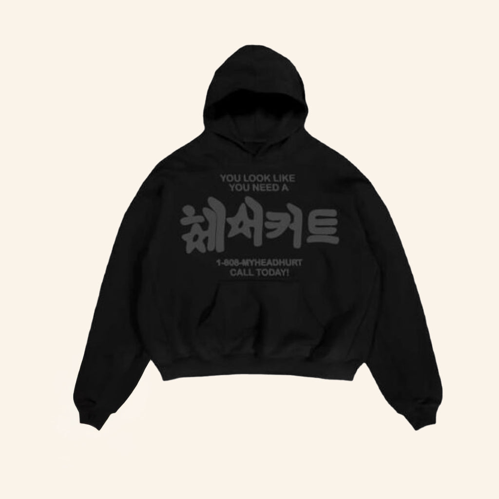 Haircut Merch Korean Hoodie Christmas Presents For Him - Thriftgiftshop