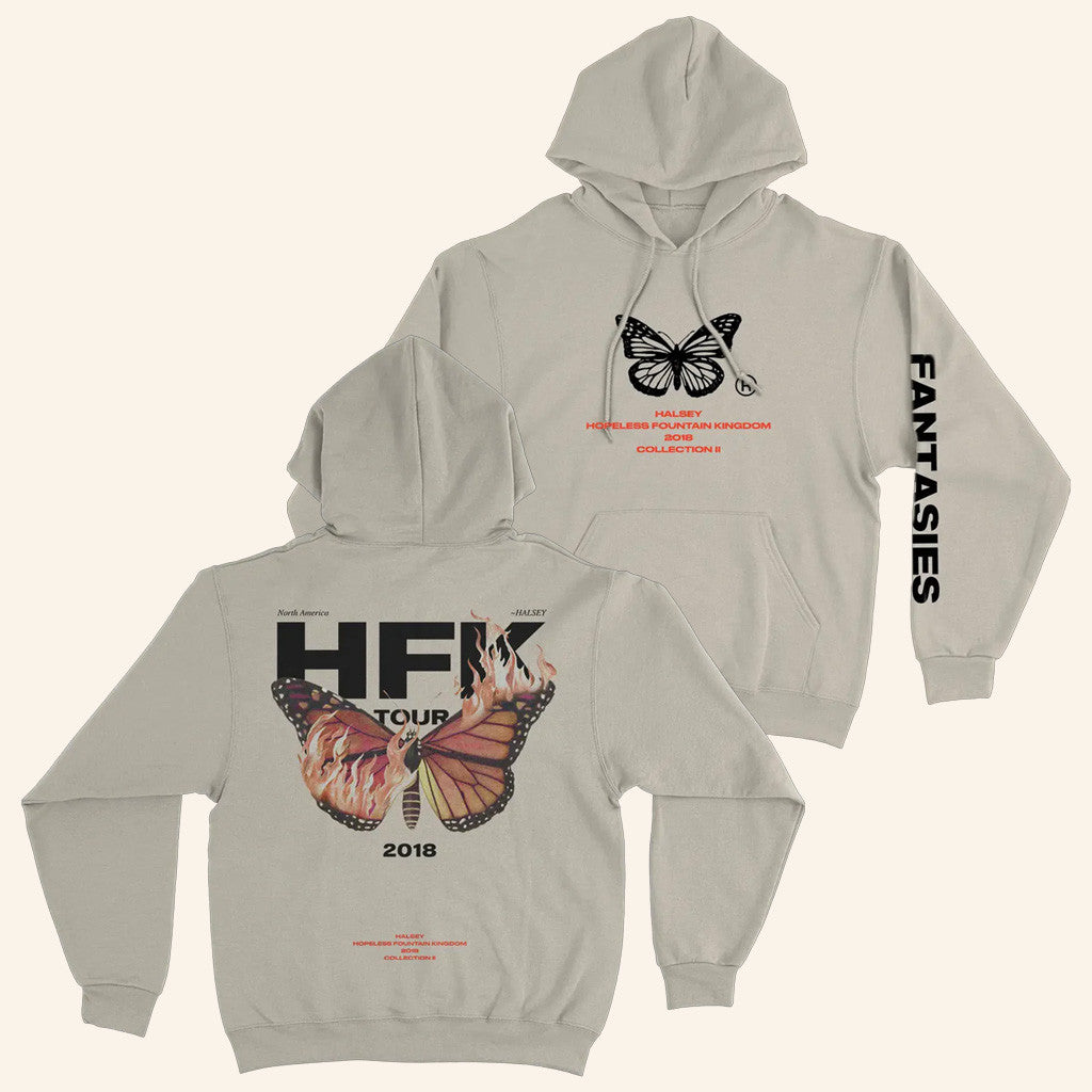 Halsey Merch Butterfly Fantasy Hoodie Music Lover Gift Ideas For Her - Thriftgiftshop