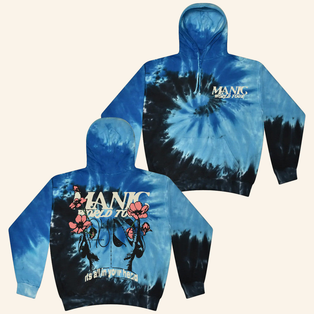 Halsey Merch Manic Tie Dye Hoodie Christmas Gifts For Daughter - Thriftgiftshop
