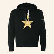 Hamilton Merch Gold Star Black Hoodie Unique Gifts For Music Lovers - Thriftgiftshop