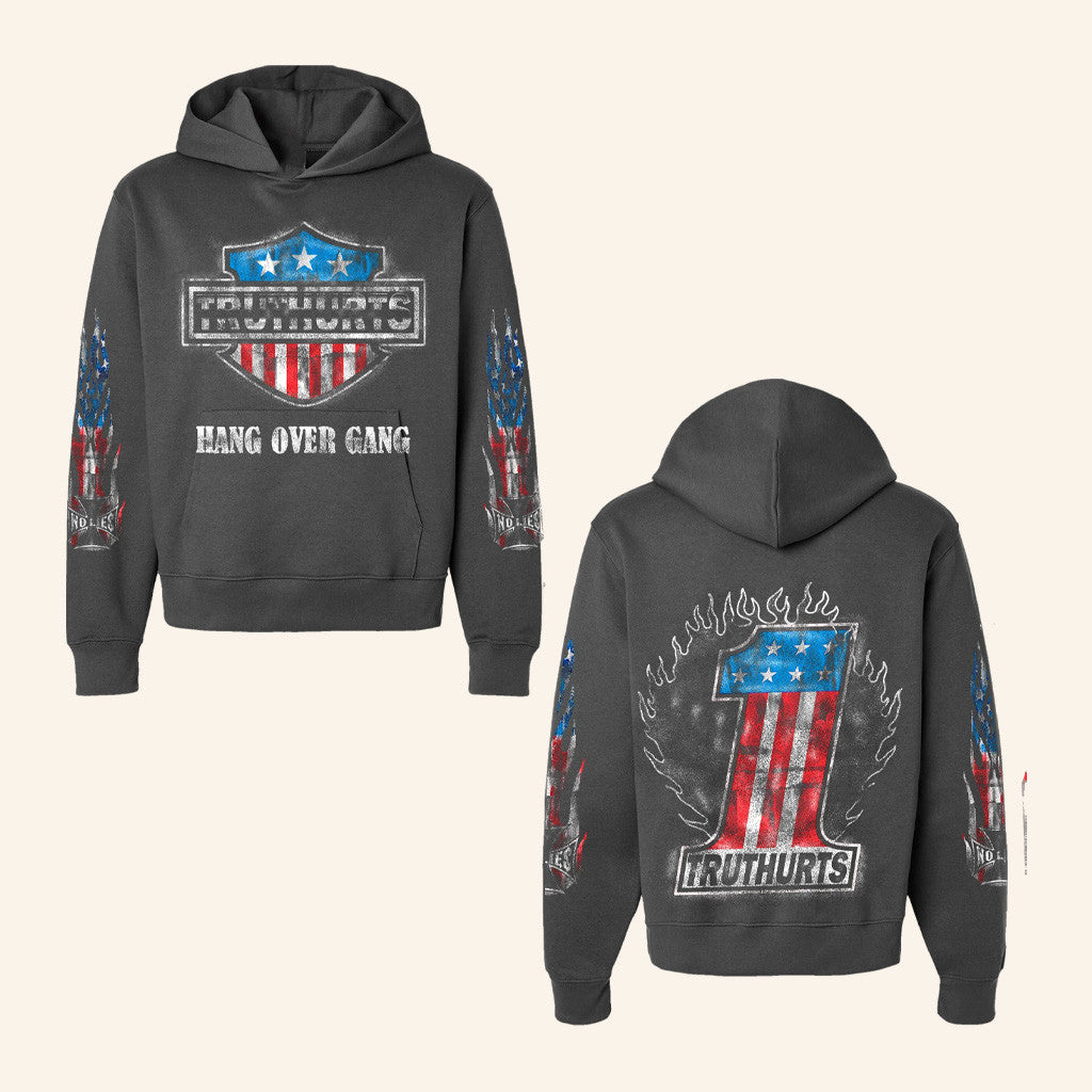 Hang Over Gang Merch American Badass Hoodie Christmas Presents For Dad - Thriftgiftshop