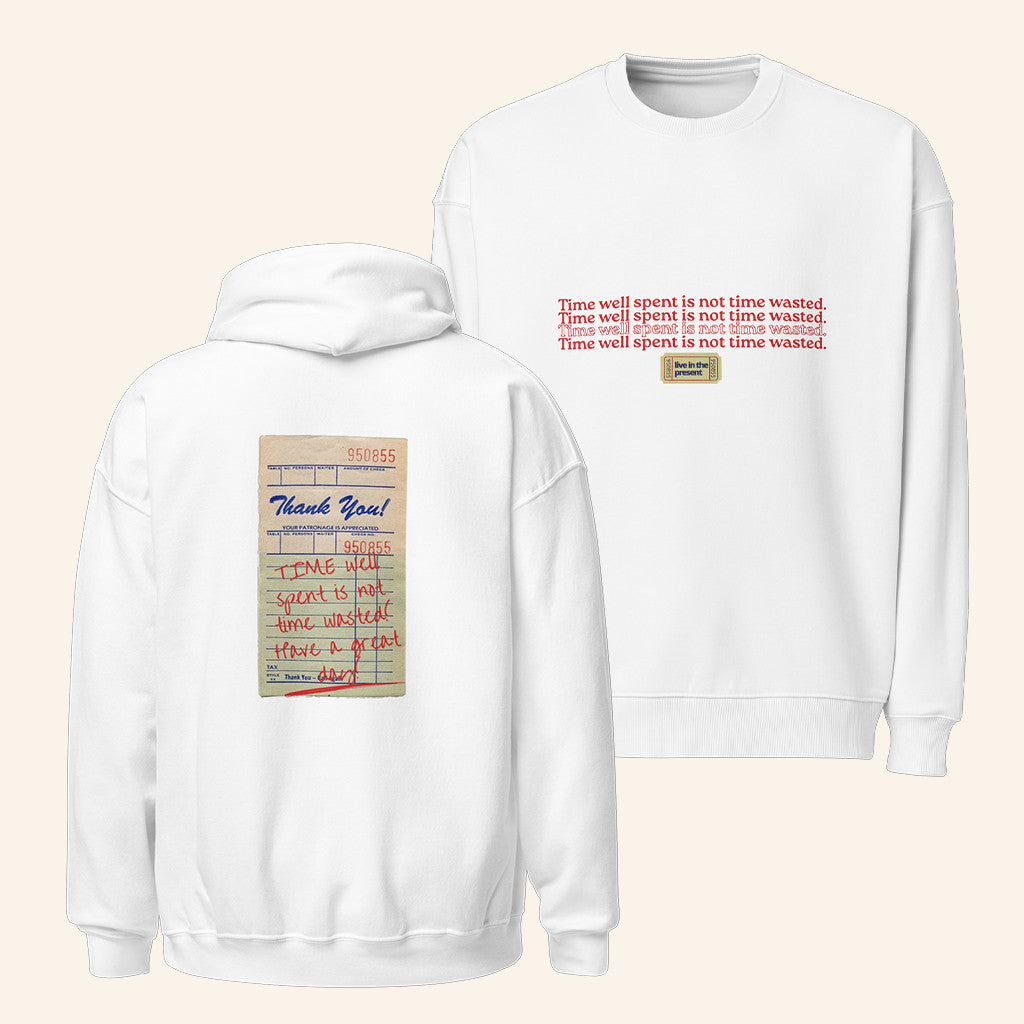 Hanifa Hasan Merch Time Well Spent Is Not Time Wasted Hoodie Gifts For Friends - Thriftgiftshop