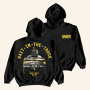 Hardy Merch Wait In The Truck Black Hoodie Gifts For Music Fans - Thriftgiftshop