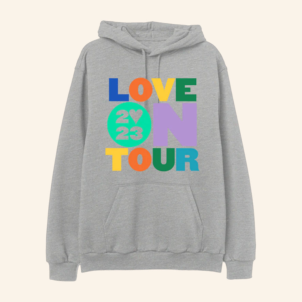 Harry Styles Merch Love On Tour 2023 Hoodie Music Lover Gifts For Him - Thriftgiftshop