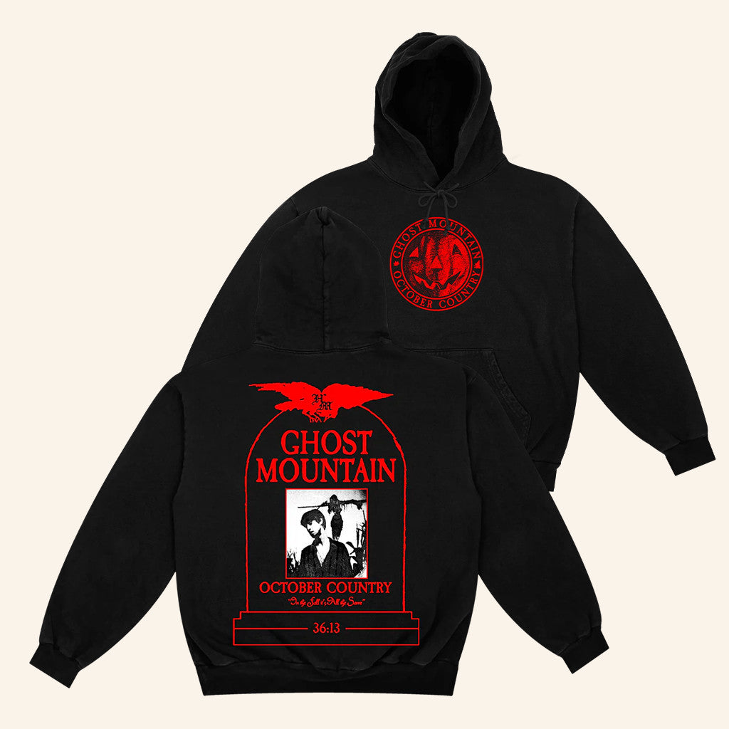 Haunted Mound Merch Ghost Mountain Seal Hoodie Unique Gifts For Music Lovers - Thriftgiftshop