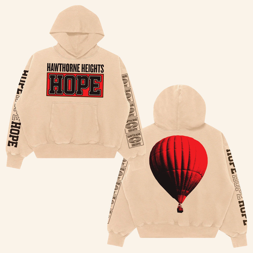 Hawthorne Heights Merch HOPE Hoodie Hawthorne Heights Hoodie Gifts For Rock Lovers - Thriftgiftshop