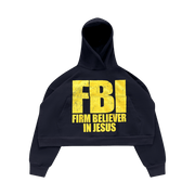 Heaven On Earth FBI Hoodie Black Gifts For Sister - Thriftgiftshop