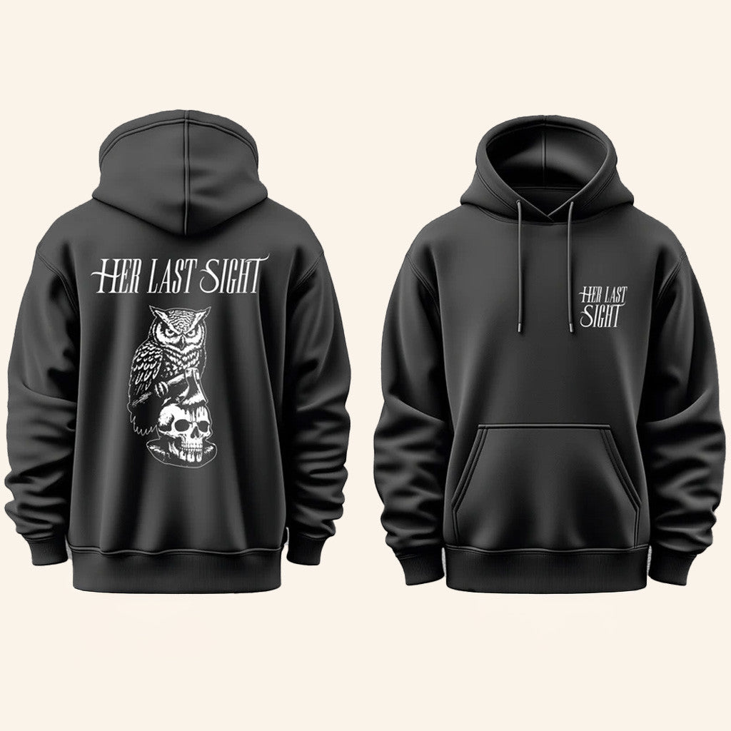Her Last Sight Merch Owl Hoodie Christmas Presents For Boyfriend - Thriftgiftshop
