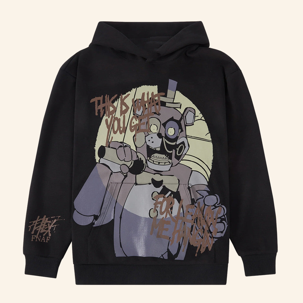 Hex Merch Freddy Fazbear This Is What You Get For Trying To Fix Me Hoodie Present For Him - Thriftgiftshop