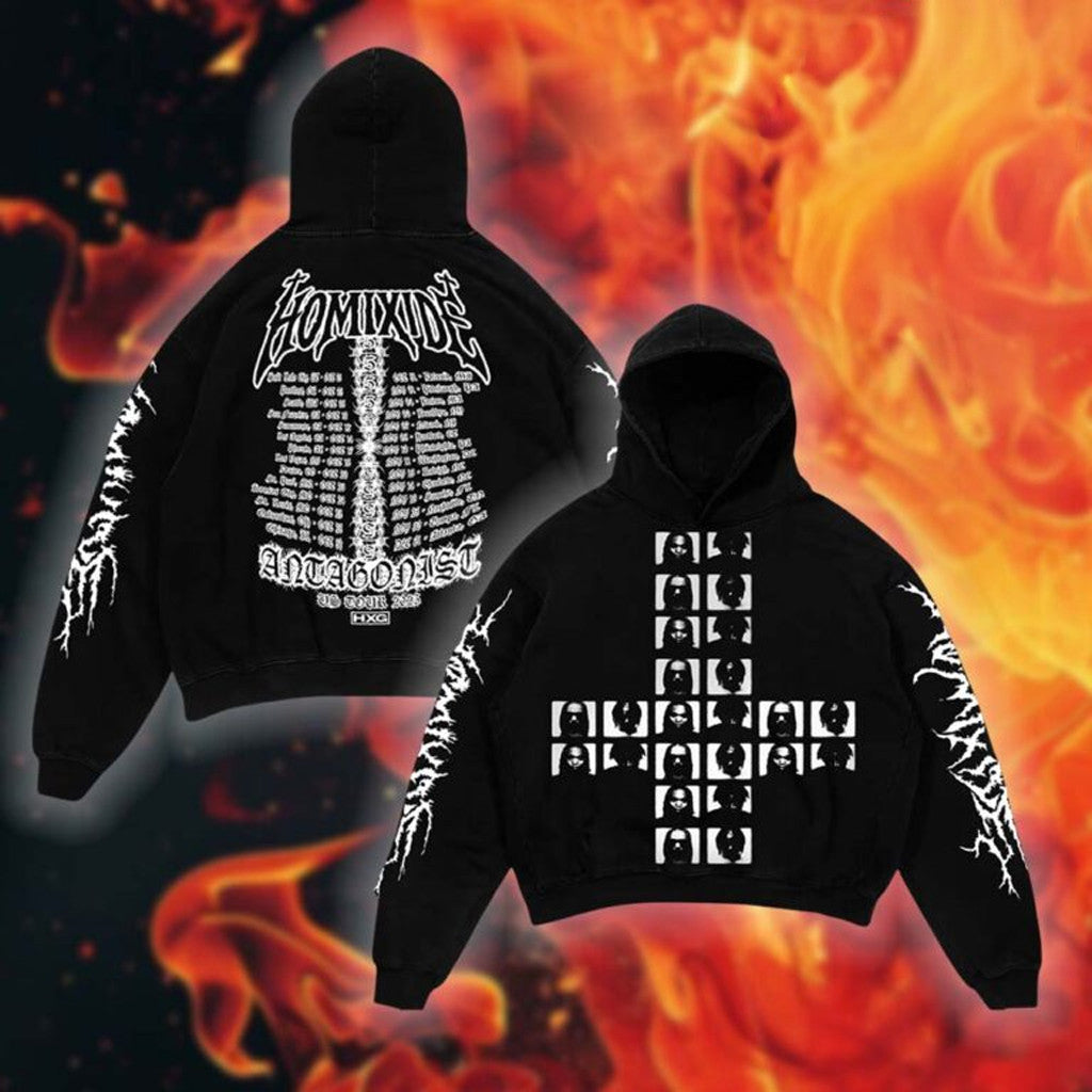 Homixide Gang Merch HXG Beeno And Meechie Tour Hoodie Gifts For Hip Hop Fans - Thriftgiftshop