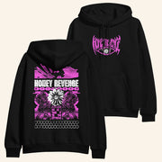 Honey Revenge Merch Extreme Black Hoodie Gifts Ideas For Pop Music Fans - Thriftgiftshop
