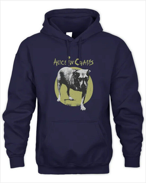 Hoodie Alice In Chains Merch Store Dog Black Gifts For Sister Merch Clothing - Thriftgiftshop