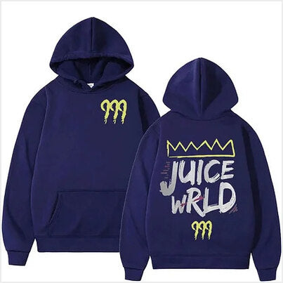 Hoodie Rapper Juice Wrld 999 Print Hip Hop Men Women Casual Loose Y2K Gifts For Sister Merch Clothing - Thriftgiftshop