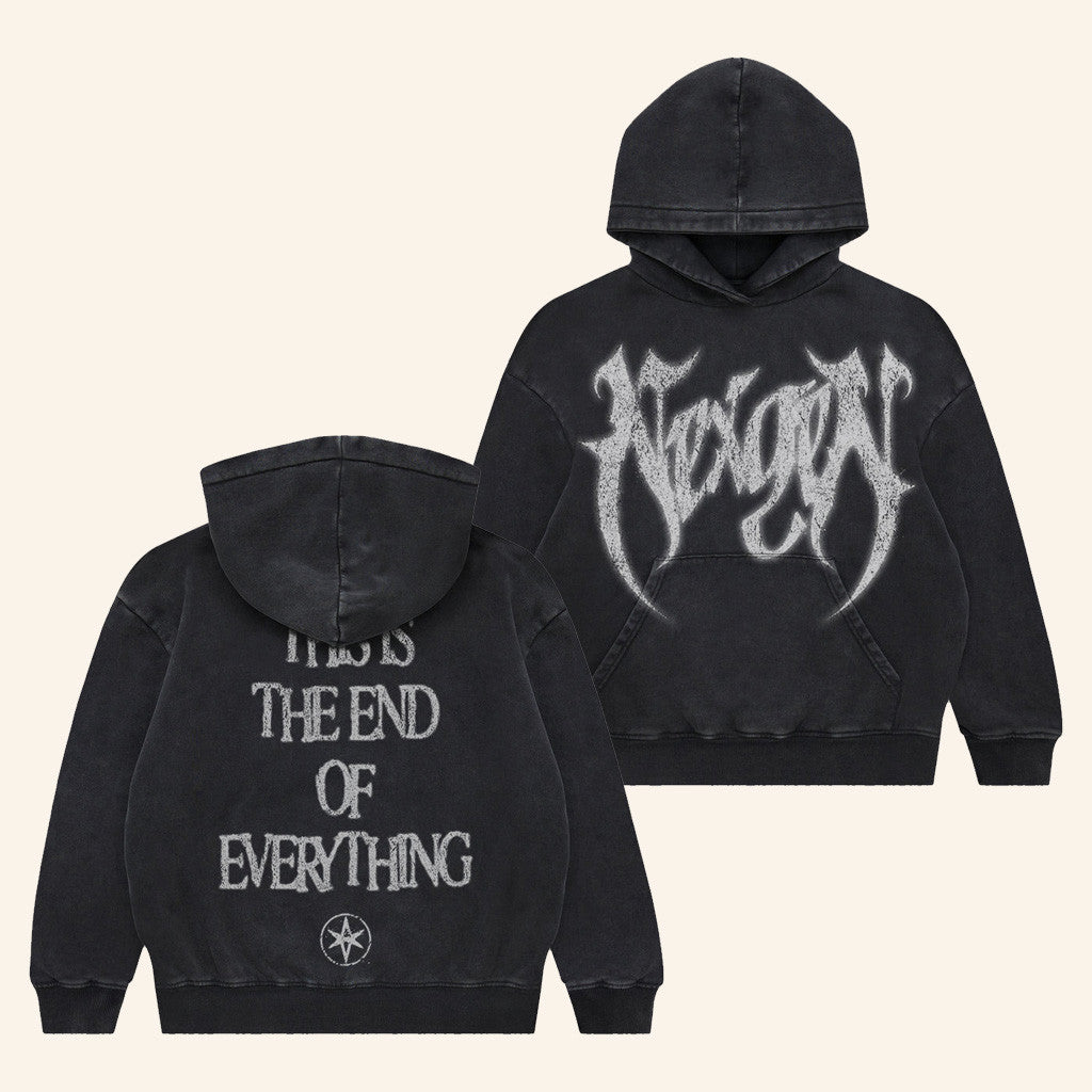 Horizon Supply Co Bring Me The Horizon Merch End Of Everything Wash Hoodie Gifts For Dudes - Thriftgiftshop