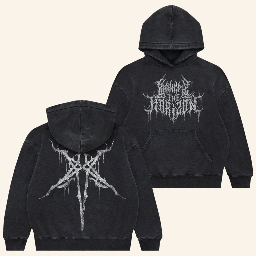Horizon Supply Co Bring Me The Horizon Merch Metal Wash Hoodie Best Gifts For Brother - Thriftgiftshop