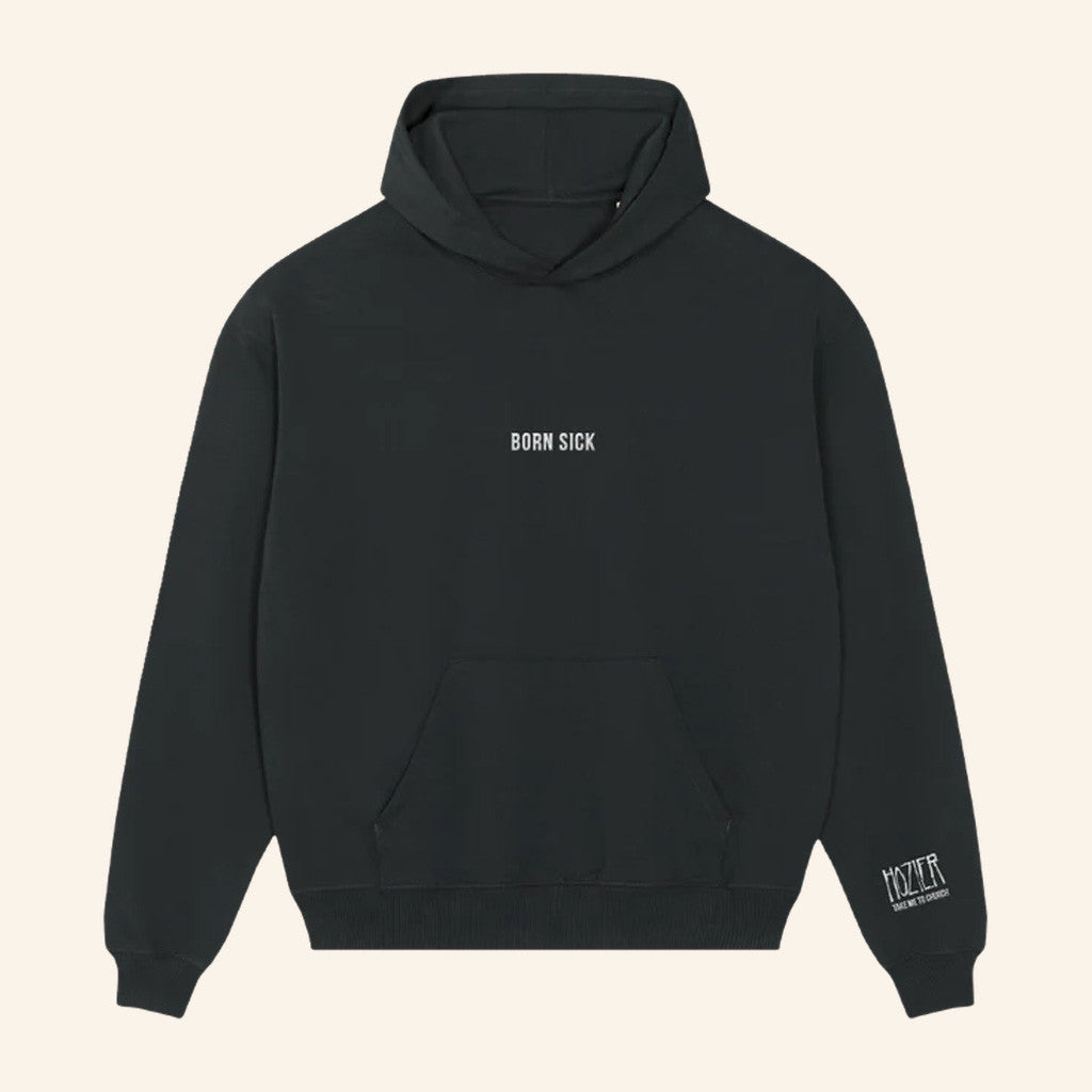 Hozier Merch Born Sick Black Hoodie Unique Gifts For Music Lovers - Thriftgiftshop