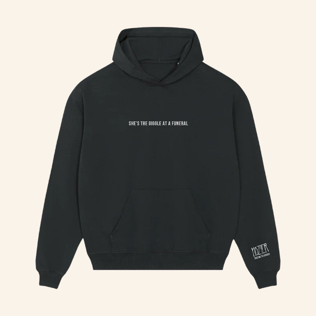 Hozier Merch She's The Giggle At A Funeral Hoodie Gifts For Music Fans - Thriftgiftshop