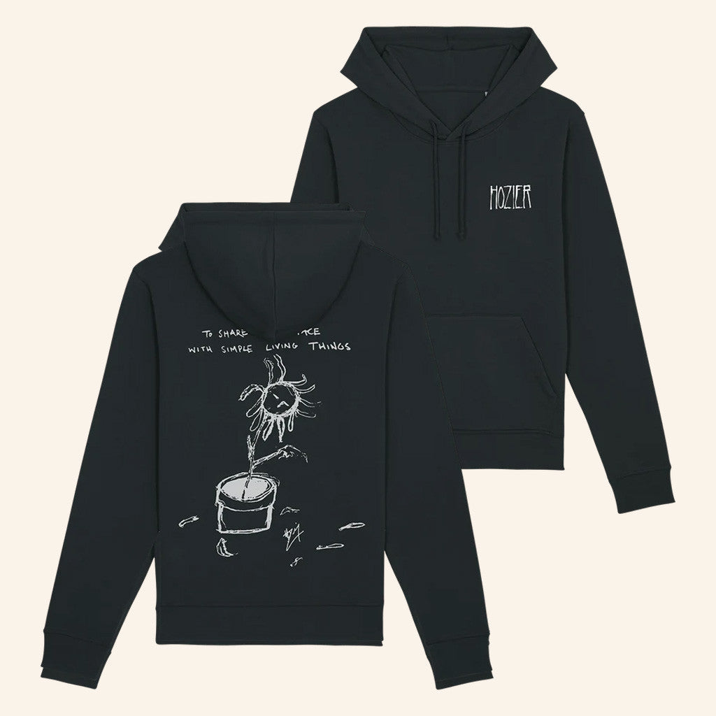 Hozier Merch Simple Living Things Black Hoodie Birthday Gifts For Music Lovers - Thriftgiftshop