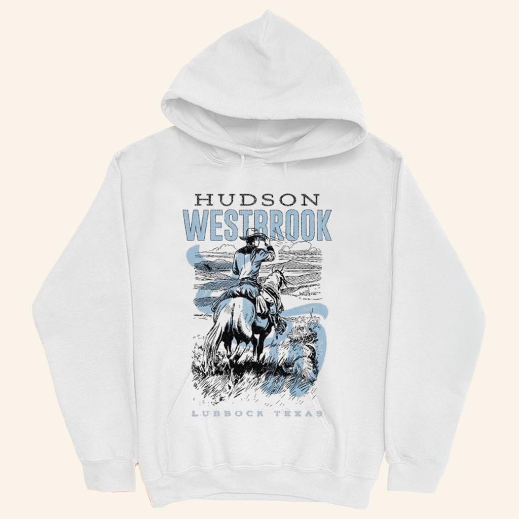Hudson Westbrook Merch Cowboy Hoodie Presents For Music Lovers - Thriftgiftshop
