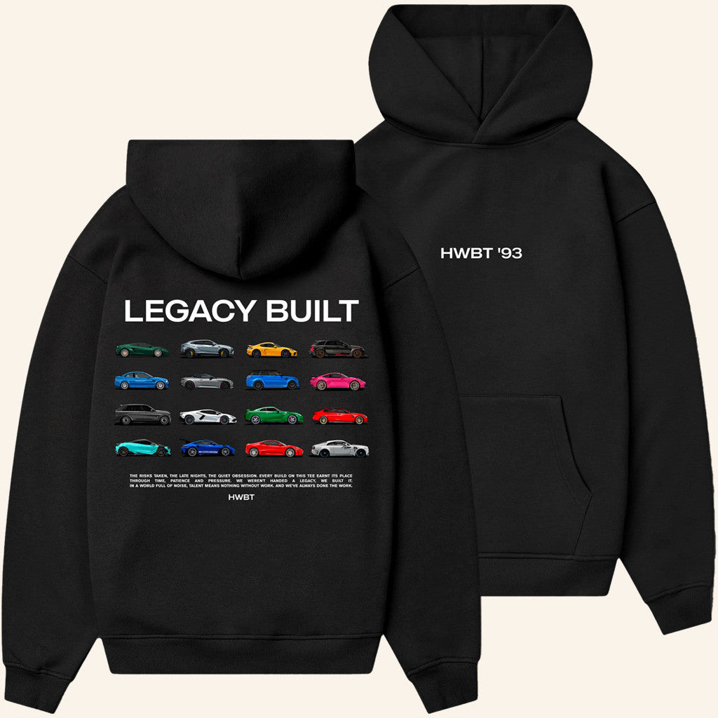 HWBT Merch Legacy Built Hoodie Birthday Gift Ideas For Brothers - Thriftgiftshop