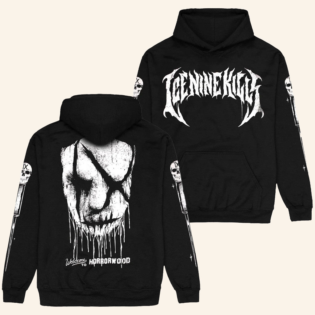 Ice Nine Kills Merch IX Mask Hoodie Best Gifts For Music Lovers - Thriftgiftshop
