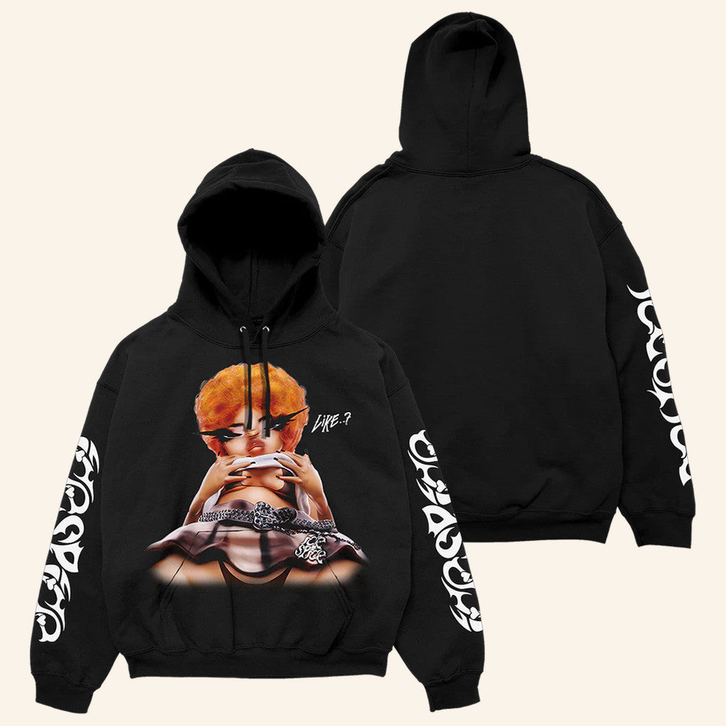 Ice Spice Merch Like Black Hoodie Presents For Hip Hop Lovers - Thriftgiftshop