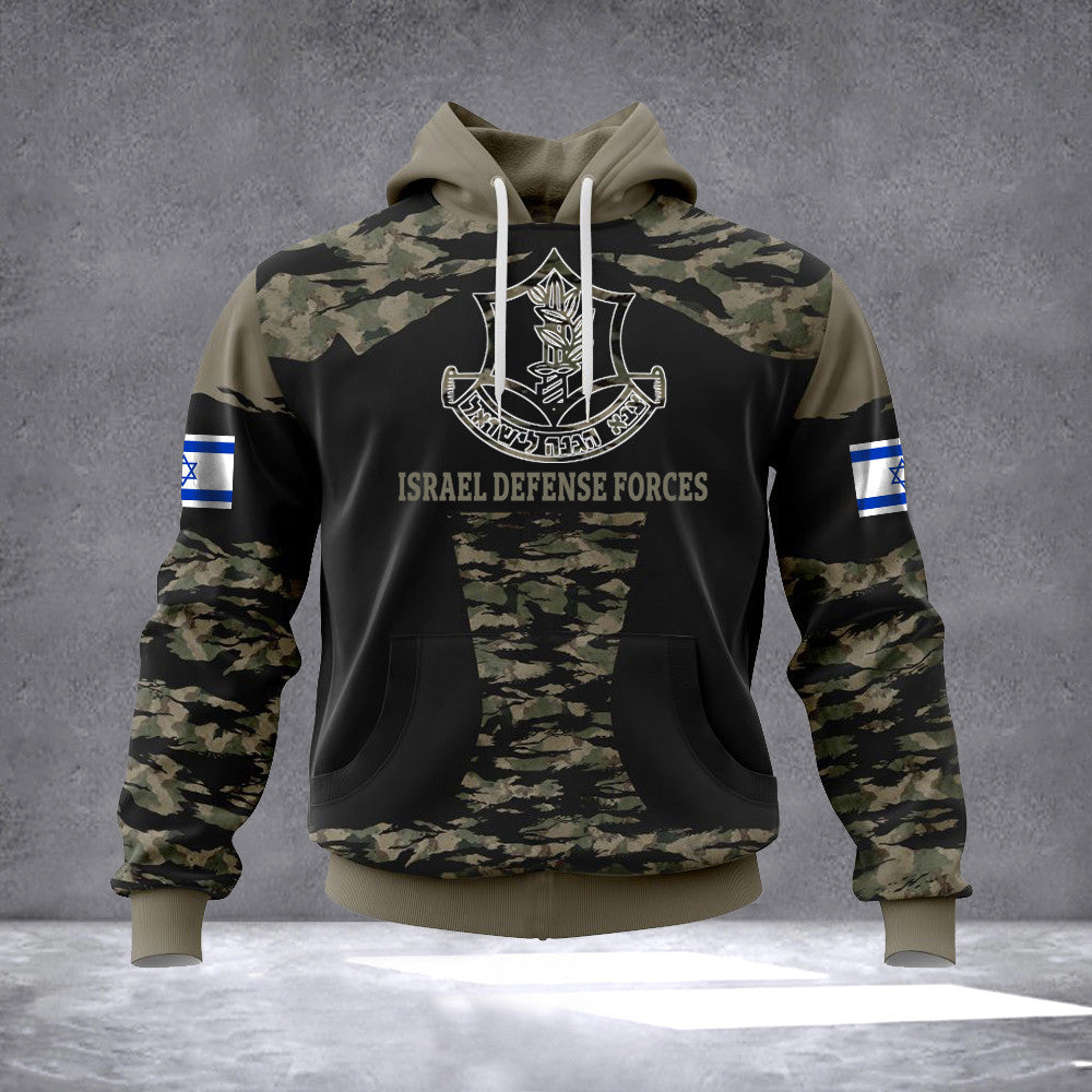 IDF Hoodie IDF Sweatshirt Israel Defense Forces Hoodie I Stand With Israel Sweatshirt Israel Merch - Thriftgiftshop