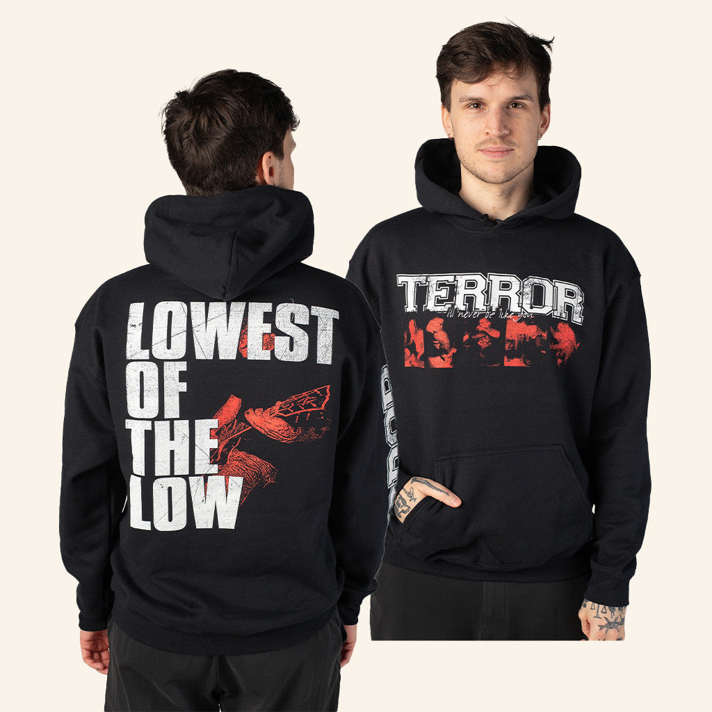 Impericon Merch Terror Lowest Of The Low Hoodie Terror Merch Gifts For Brothers - Thriftgiftshop