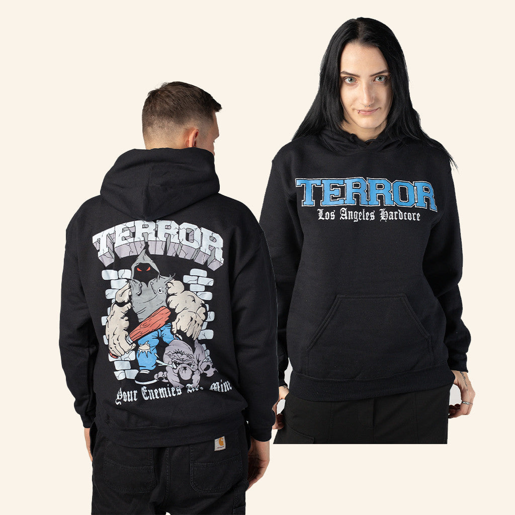 Impericon Merch Terror Your Enemies Comic Hoodie Terror LA Hardcore Hoodie Gifts For Fans - Thriftgiftshop