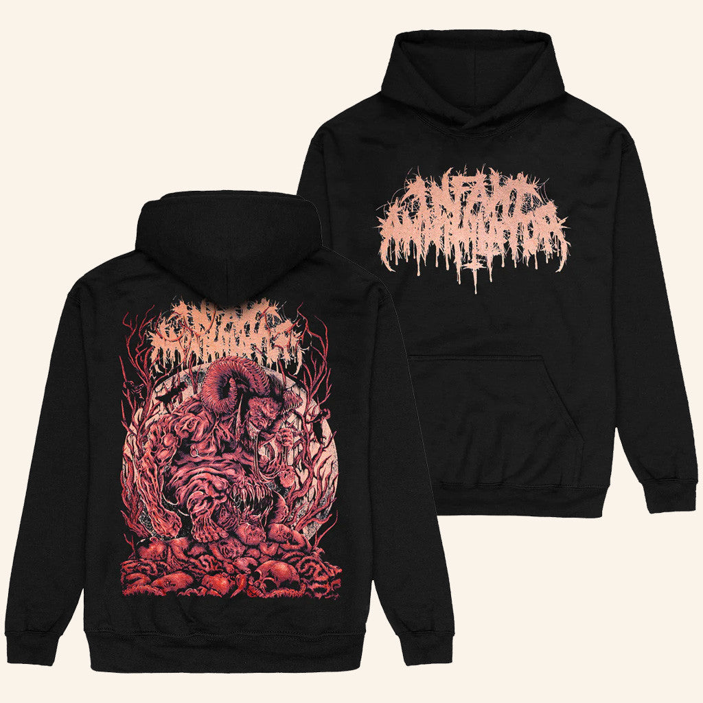 Infant Annihilator Merch Chewer Hoodie Black Best Gifts For Music Lovers - Thriftgiftshop