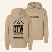 Ink Detroit Merch Ink Detroit DTW Travel Hoodie Good Gifts For Friends - Thriftgiftshop
