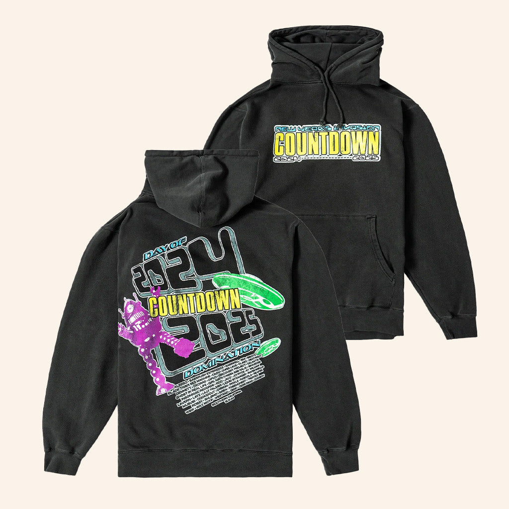 Insomniac Merch New Year Invasion Lineup Hoodie Best Gifts For Music Lovers - Thriftgiftshop