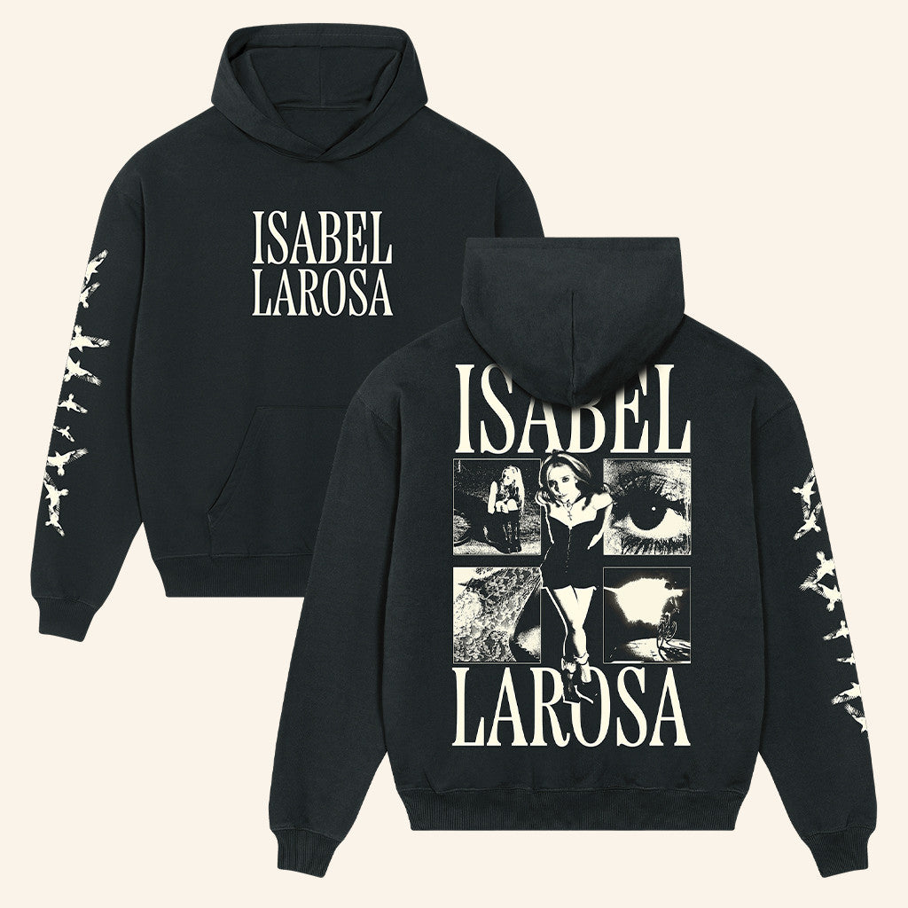 Isabel Larosa Merch Four Frames Black Hoodie Presents For Music Lovers - Thriftgiftshop
