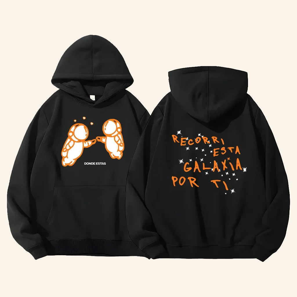 Ivan Cornejo Merch Donde Estas Black Hoodie Recorri Esta Galaxia Por Ti Hoodie Gifts For Fans - Thriftgiftshop