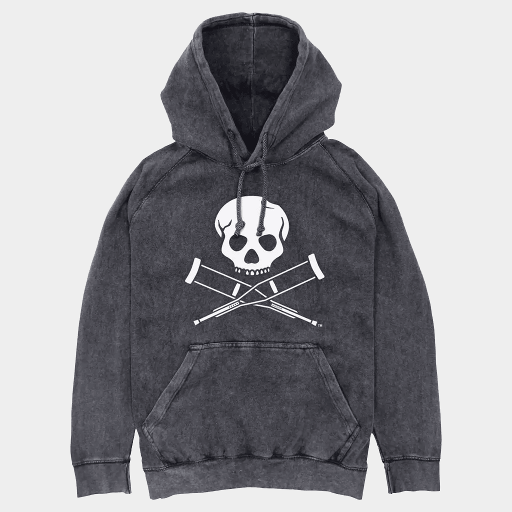 Jackass Merch Jackass Skull Logo Hoodie Present For Boyfriend - Thriftgiftshop