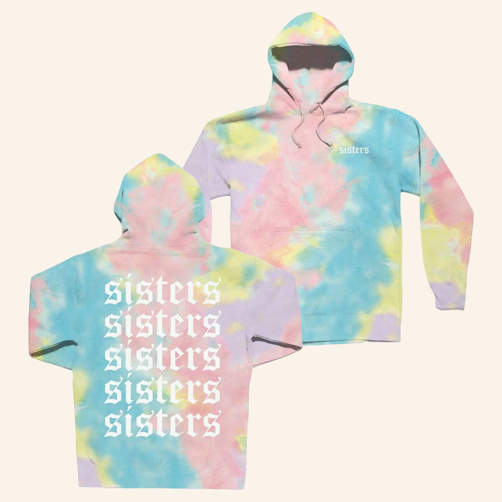 James Charles Merch Sisters Repeating Tie Dye Hoodie Best Gifts For Her - Thriftgiftshop