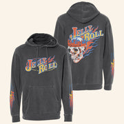 Jelly Roll Merch Flame Skull Hoodie Presents For Hip Hop Lovers - Thriftgiftshop