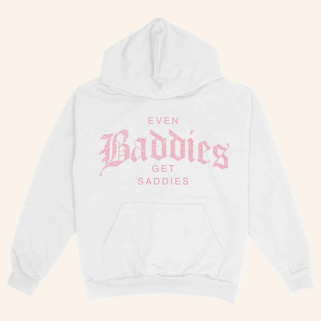 Joe Jonas Merch Even Baddie Gets Saddie Hoodie Music Lover Gift Ideas For Her - Thriftgiftshop