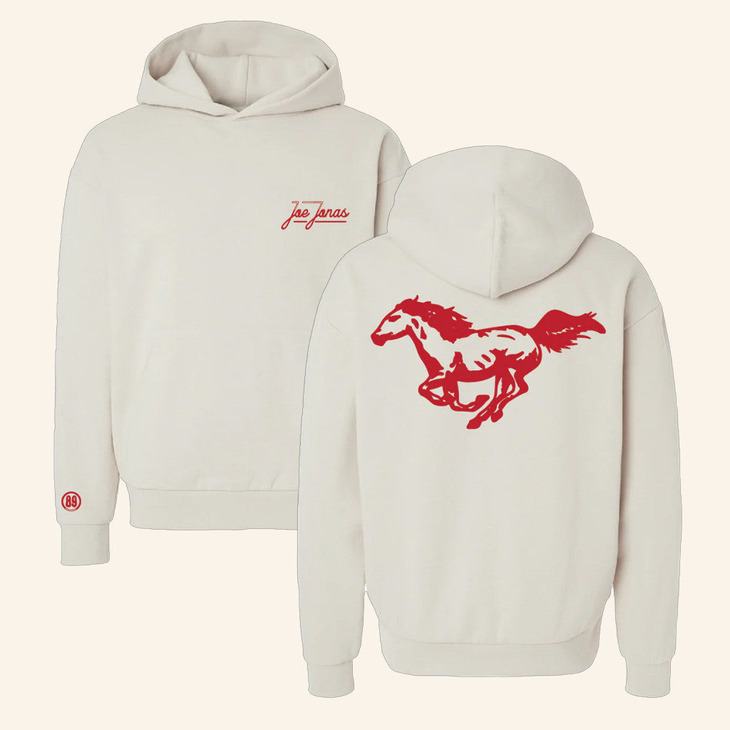 Joe Jonas Merch Mustang Hoodie Christmas Gift Ideas For Sister - Thriftgiftshop