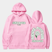 Junior H Merch Sad Boyz 4 Life Hoodie Mente Positiva Hooded Sweatshirt Gifts For Her - Thriftgiftshop
