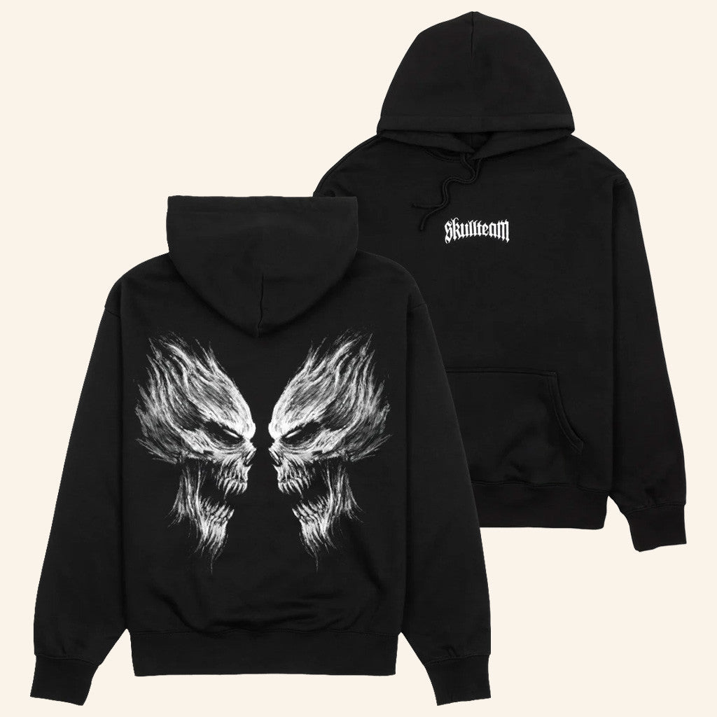Kai Wachi Merch Heavyweight Club Hoodie Butterfly Skull Hoodie Present For Dad - Thriftgiftshop