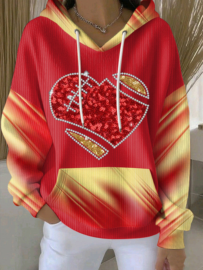 Kansas City Football Hoodie Game Day Clothes Unique Gifts For Football Lovers - Thriftgiftshop