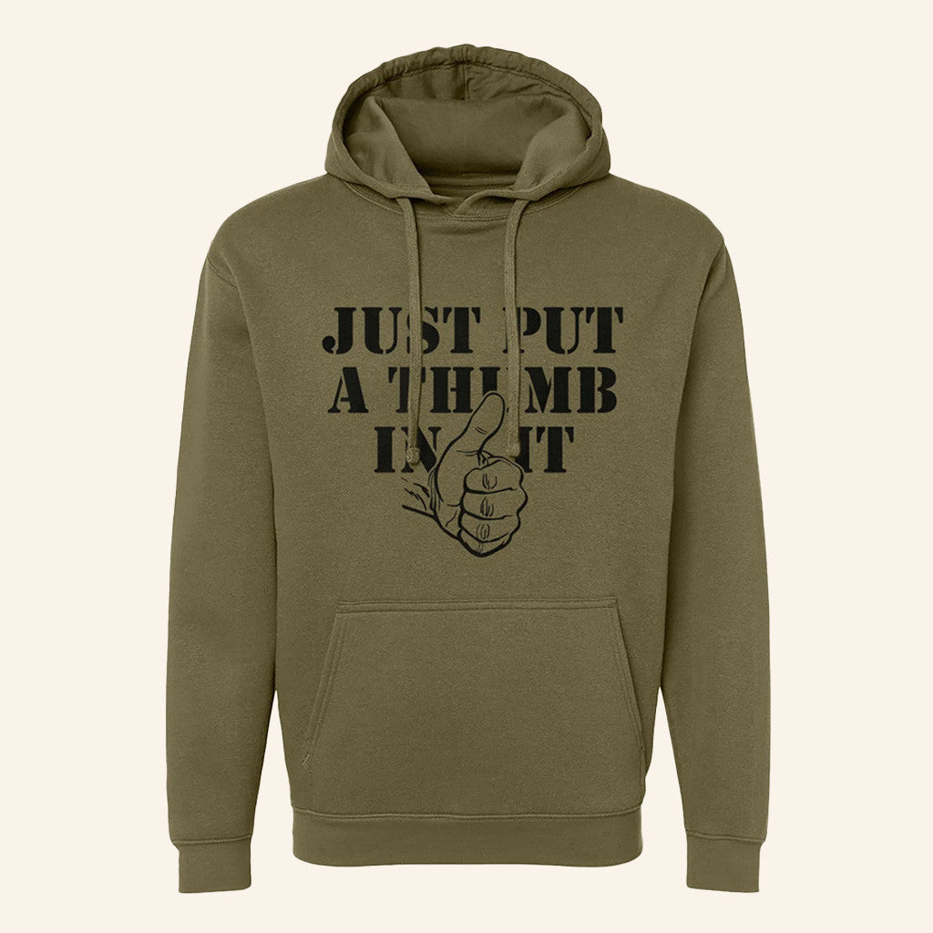 Kentucky Ballistics Merch Put A Thumb In It Hoodie Birthday Gift Ideas For Husband - Thriftgiftshop