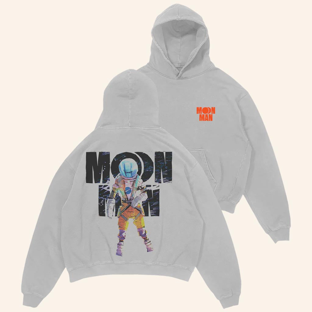 Kid Cudi Merch Moon Man Logo Hoodie Gifts For Rap Music Lovers - Thriftgiftshop