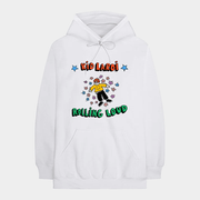 Kid LAROI Merch Kid LAROI X Rolling Loud Stream White Hoodie Present For Friends - Thriftgiftshop