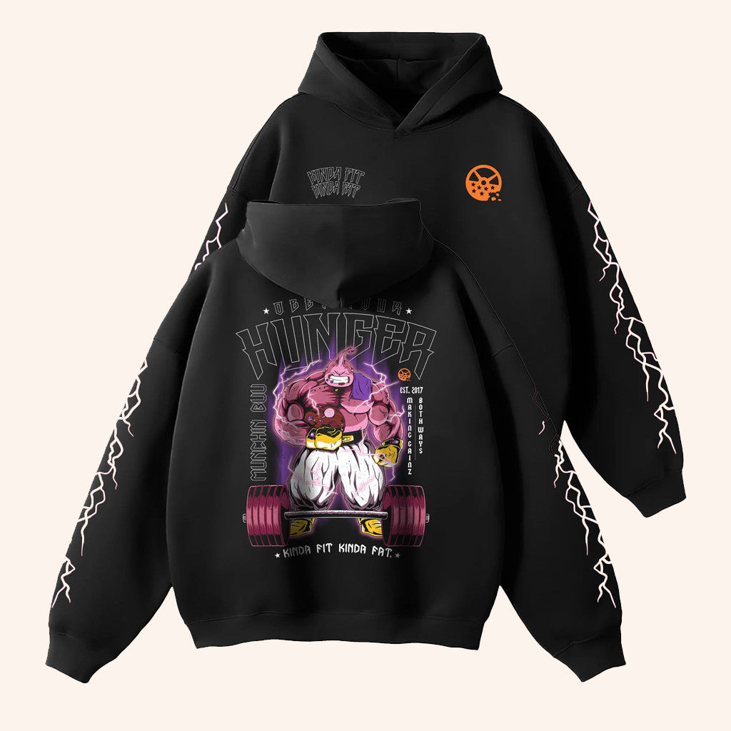 Kinda Fit Kinda Fat Merch Kinda Fit Kinda Fat Munchin Buu Hoodie Gifts For Him - Thriftgiftshop